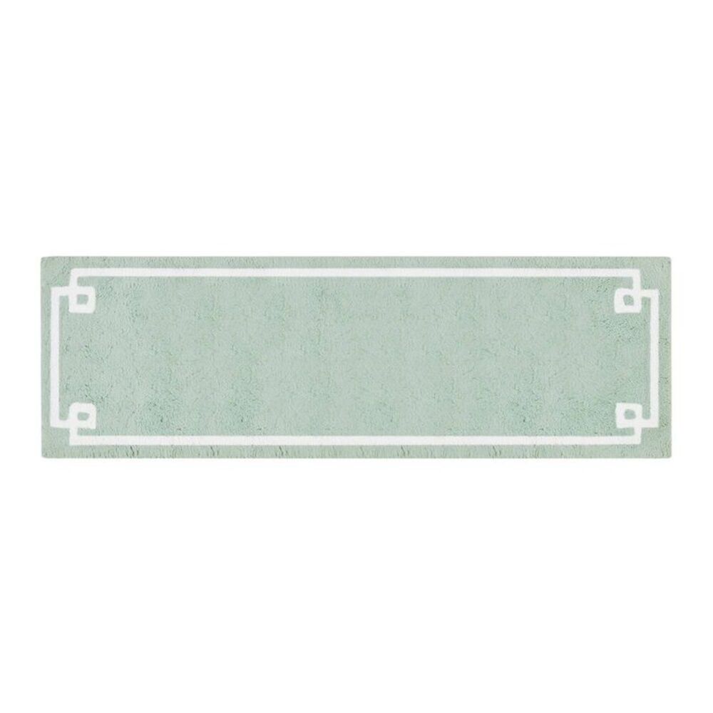Madison Park -  Cotton Tufted 72x24" Bath Rug Runner  Green